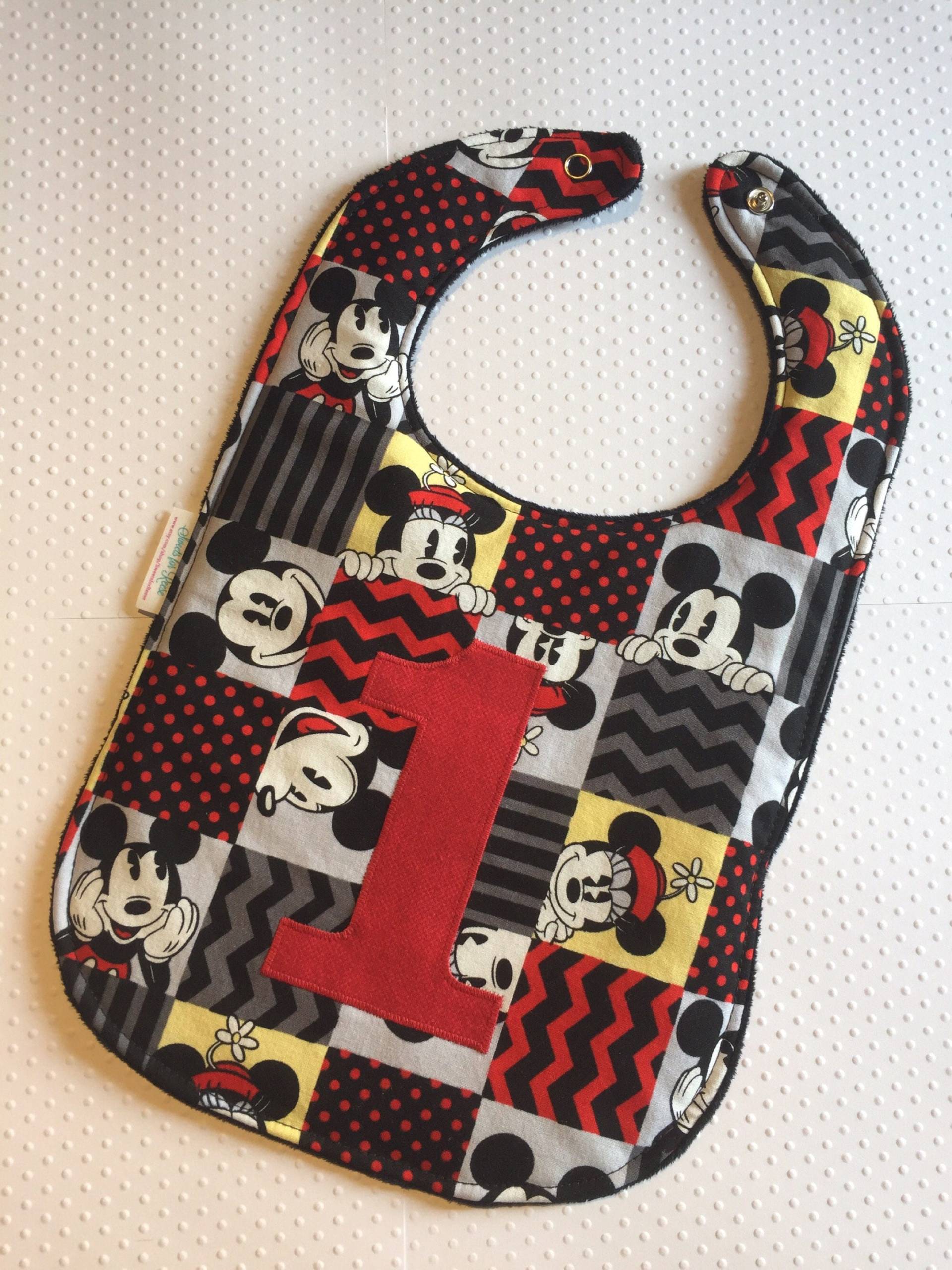 Mickey Und Minnie Ersten Geburtstag Lätzchen von Etsy - SweetsforReese