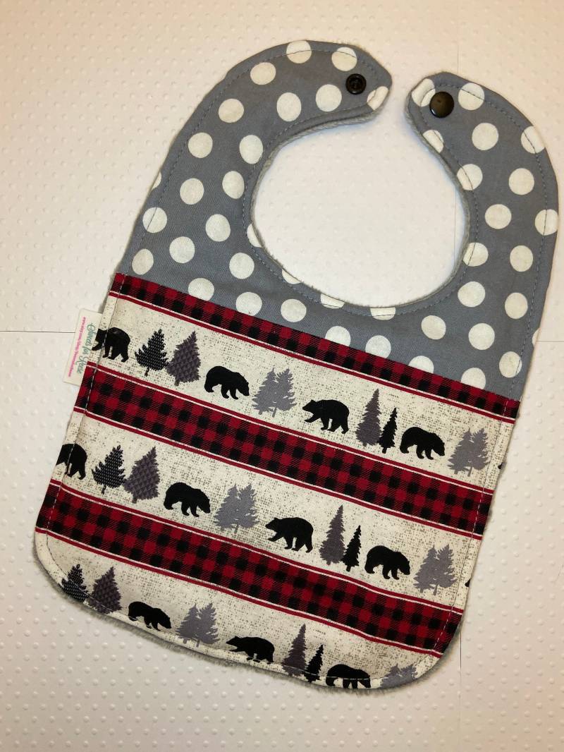 Wild One Bear Bib - Kleinkind | Passt Bis 24 Monate Wild One Bear Bib - Kleinkind | Passt Bis 24 Monate von Etsy - SweetsforReese