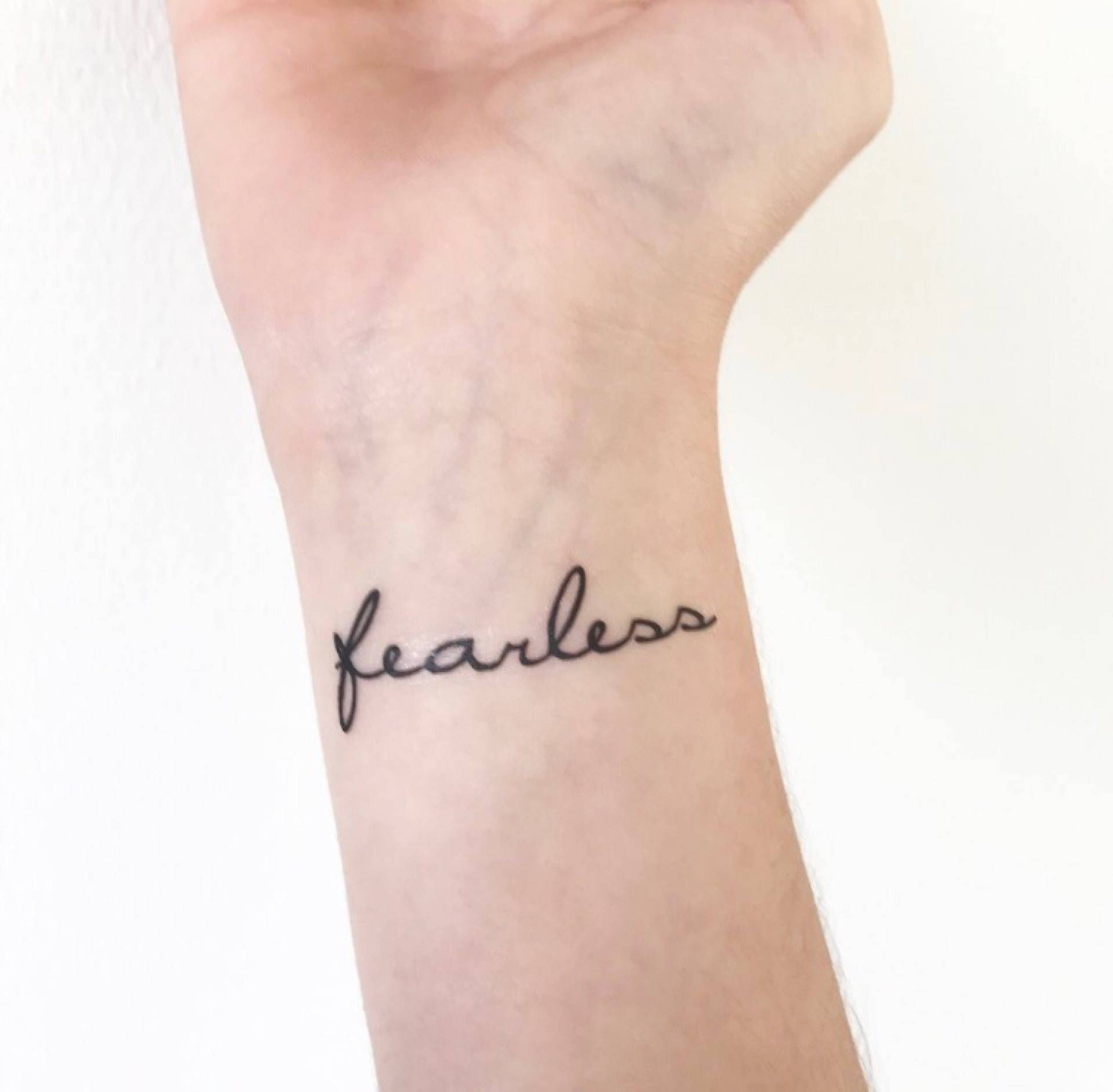 Fearless | 2Er-Set - Temporäres Tattoo Fearless | 2Er-Set - Temporäres Tattoo von Etsy - TATTOODAY