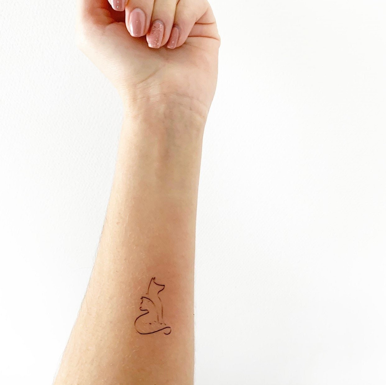 Katzenhund | 2Er Set - Temporäres Tattoo Katzenhund | 2Er Set - Temporäres Tattoo von Etsy - TATTOODAY