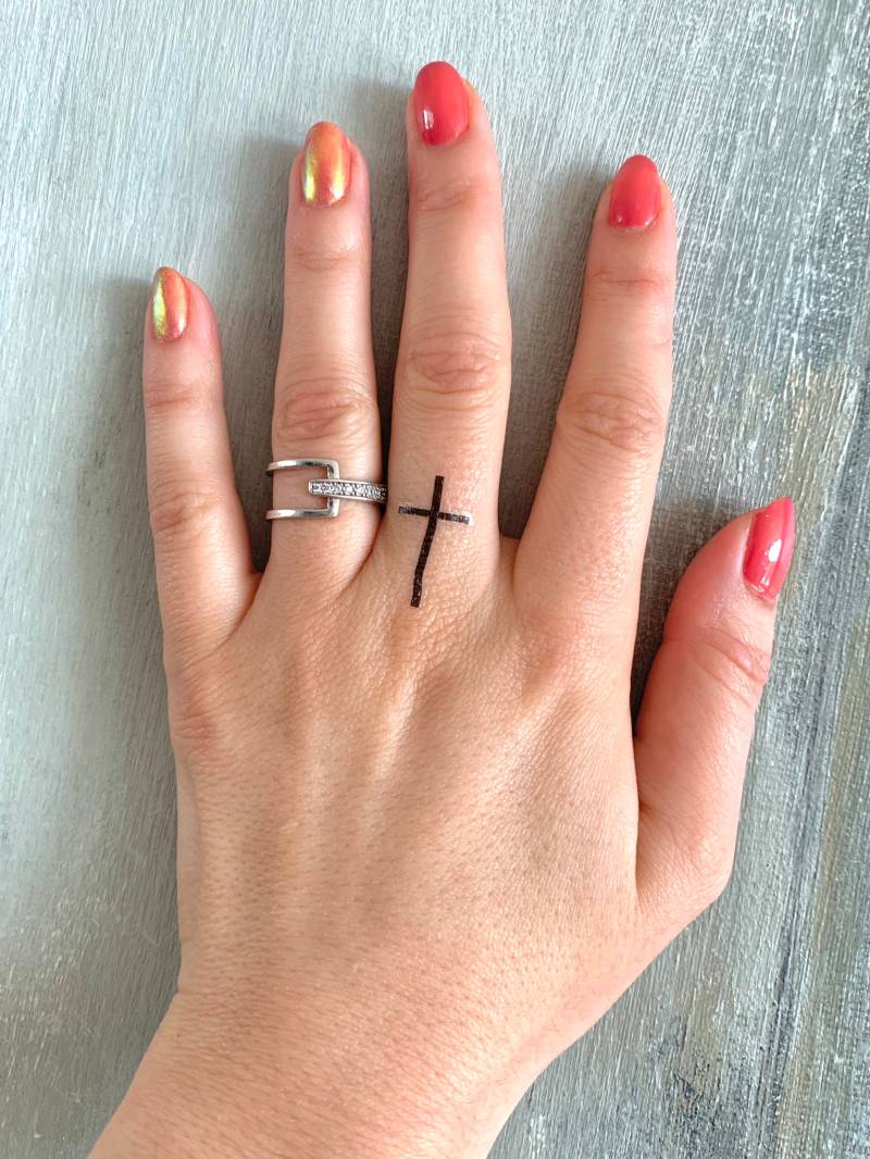 Kreuz/Glaube | 2Er-Set - Temporäres Tattoo Kreuz/Glaube | 2Er-Set - Temporäres Tattoo von Etsy - TATTOODAY