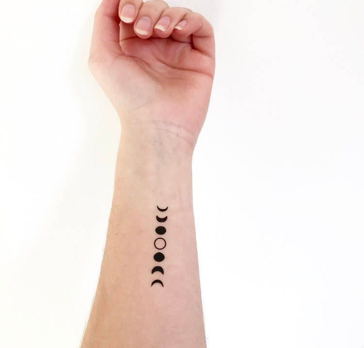 Mondzyklus | 2Er-Set - Temporäres Tattoo Mondzyklus | 2Er-Set - Temporäres Tattoo von Etsy - TATTOODAY