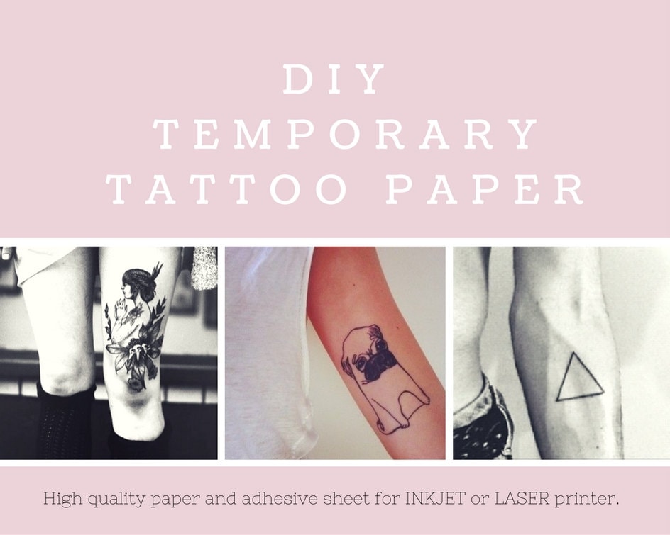 Diy Tattoo Papier. Tintenstrahl - Oder Laserdrucker. Drucken Sie Ihre Eigenen Tattoos Zuhause Diy Tattoo Papier. Tintenstrahl - Oder Laserdrucker. Drucken Sie Ihre Eigenen Tattoos Zuhause von Etsy - TATTOOSBYFRENZYFLARE