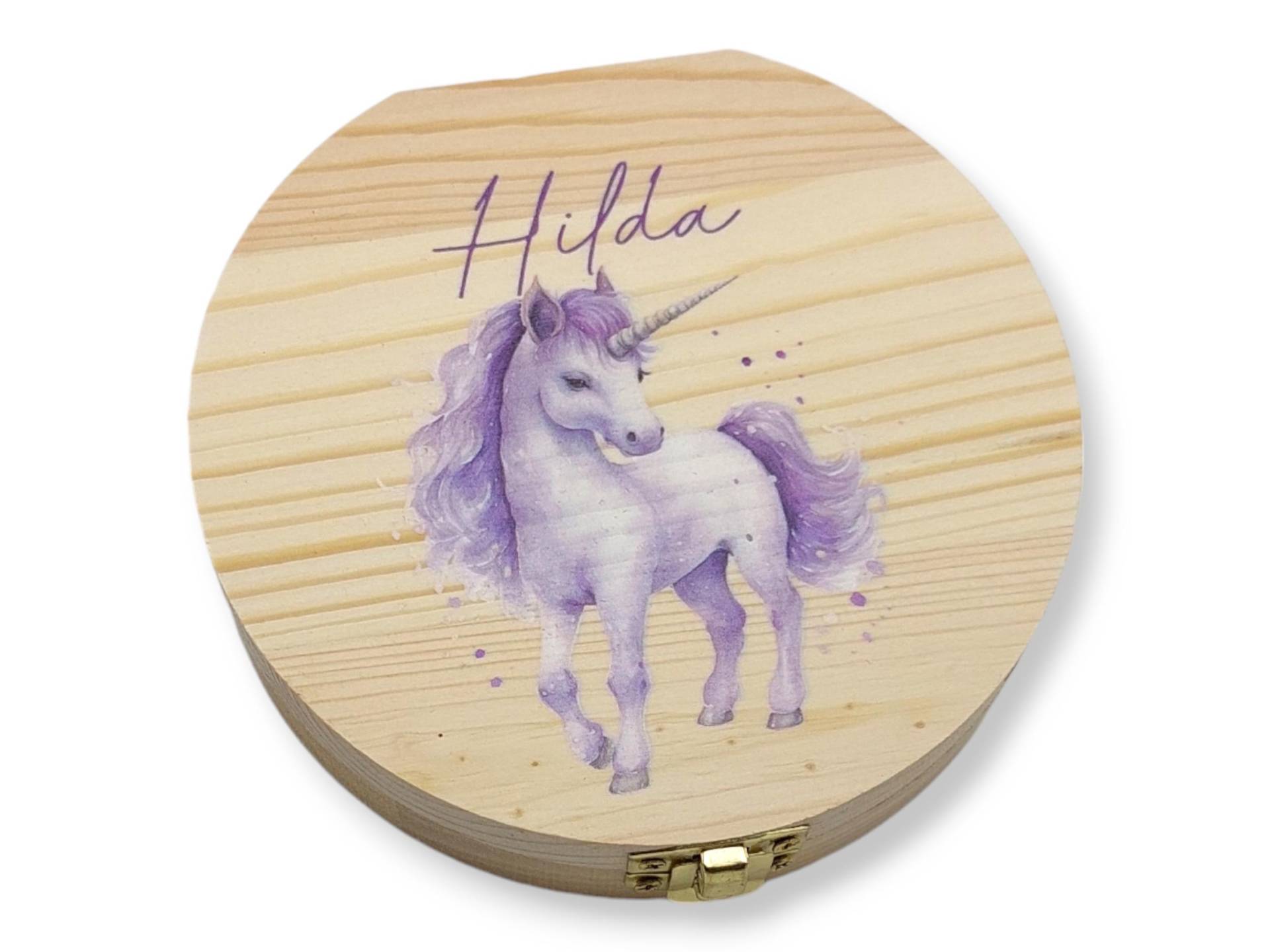 Milchzahndose Personalisiert "Einhorn Lila"/Milchzahnbox Aus Holz Milchzahndose Personalisiert "Einhorn Lila"/Milchzahnbox Aus Holz von Etsy - TENII