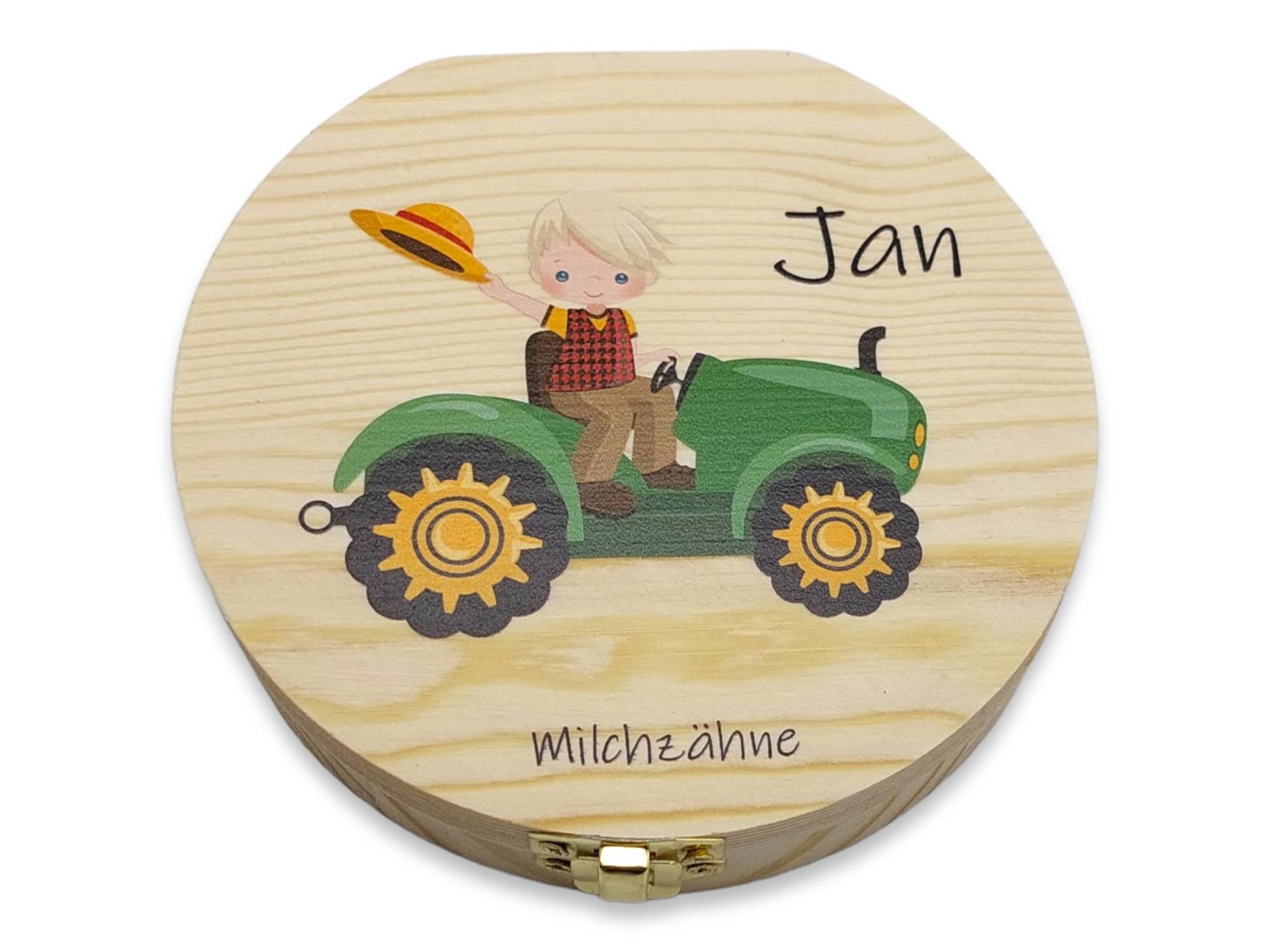 Milchzahndose Personalisiert "Traktorjunge"/Milchzahnbox Aus Holz Milchzahndose Personalisiert "Traktorjunge"/Milchzahnbox Aus Holz von Etsy - TENII
