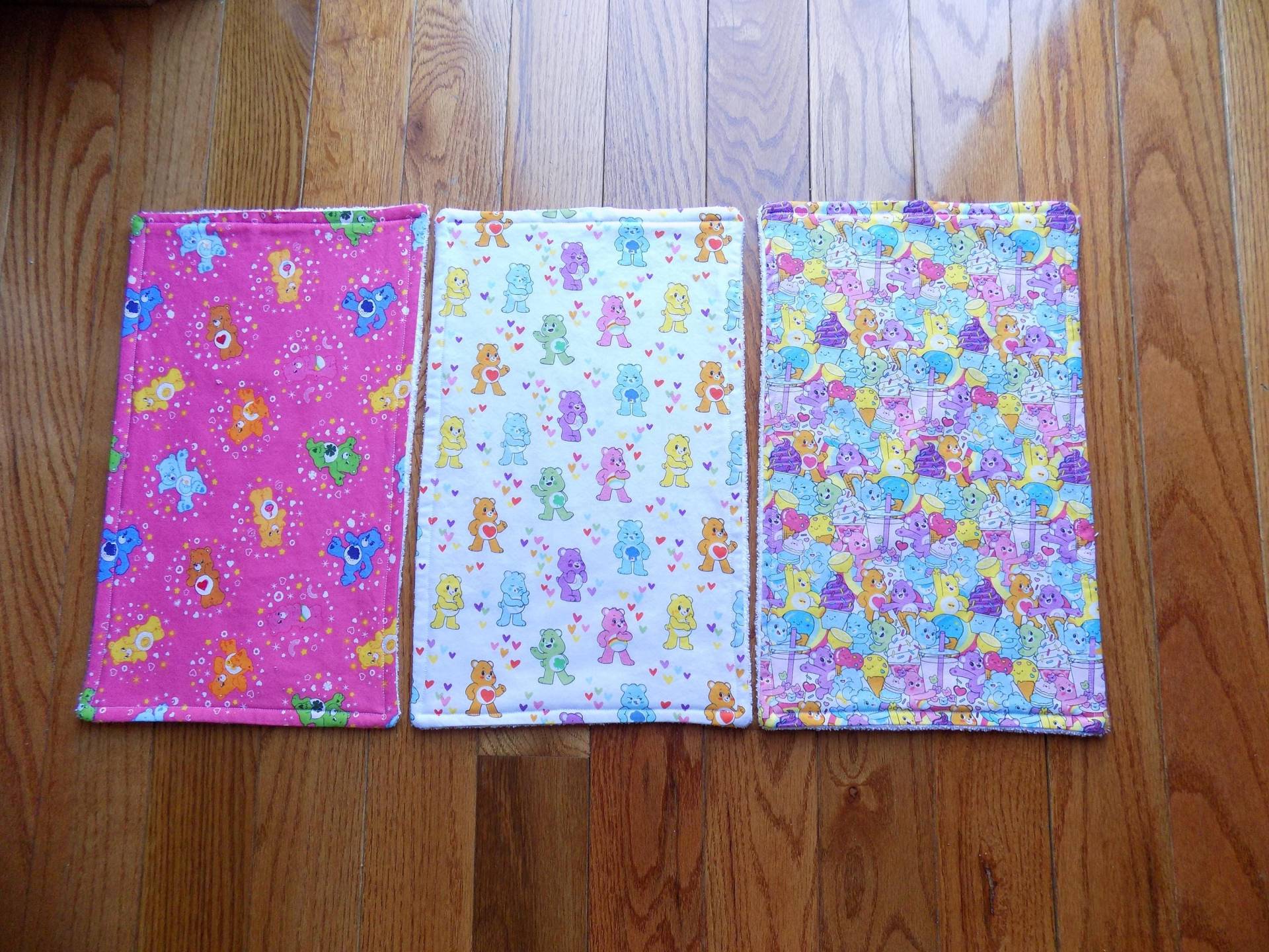 3Er Set Glücksbären Spucktücher 3Er Set Glücksbären Spucktücher von Etsy - TJsCountryCreations