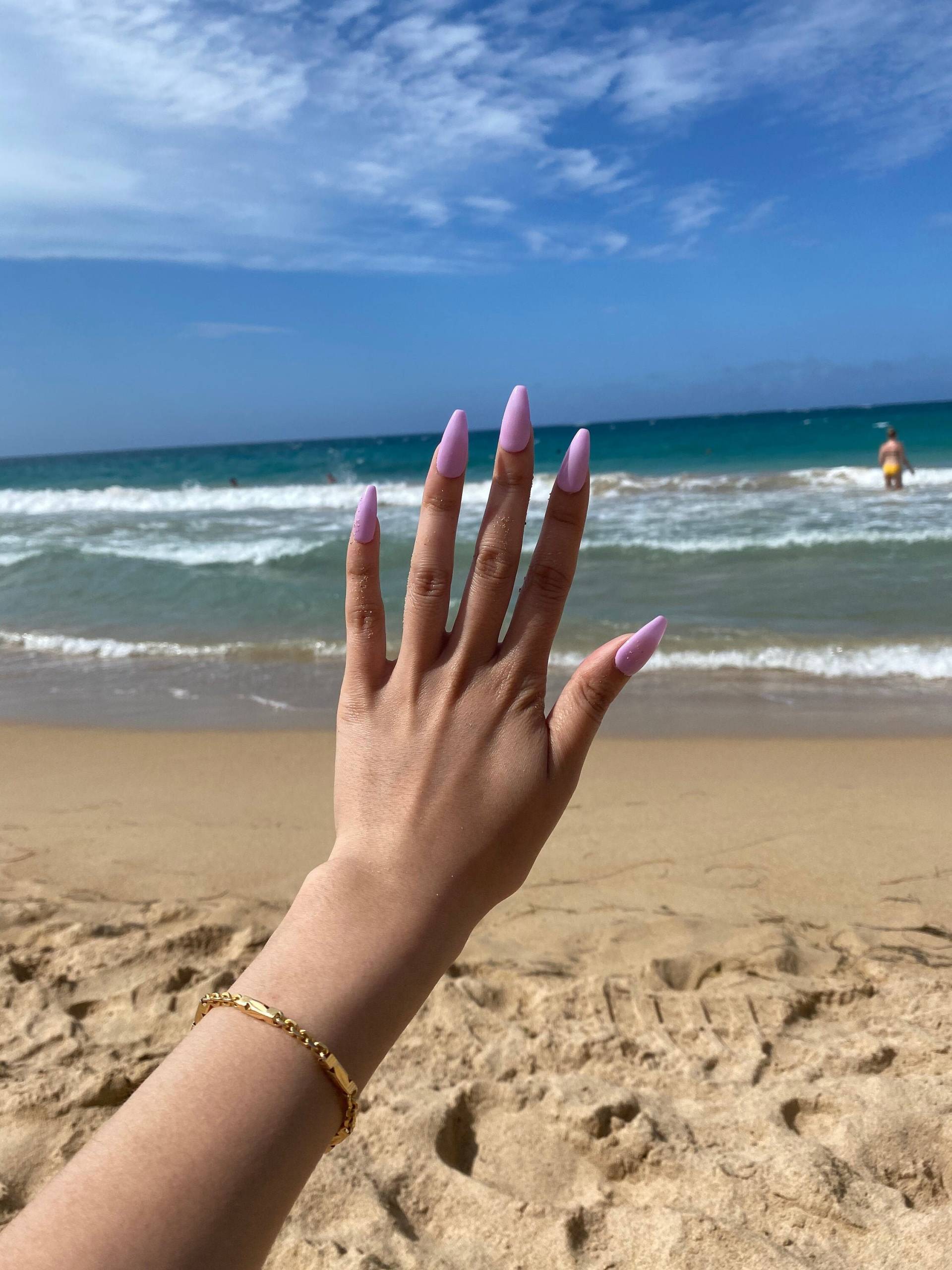 Apres Gel Drücken Auf Nägel, Voller Satz, Lila Apres Gel Drücken Auf Nägel, Voller Satz, Lila von Etsy - TPSNAILS