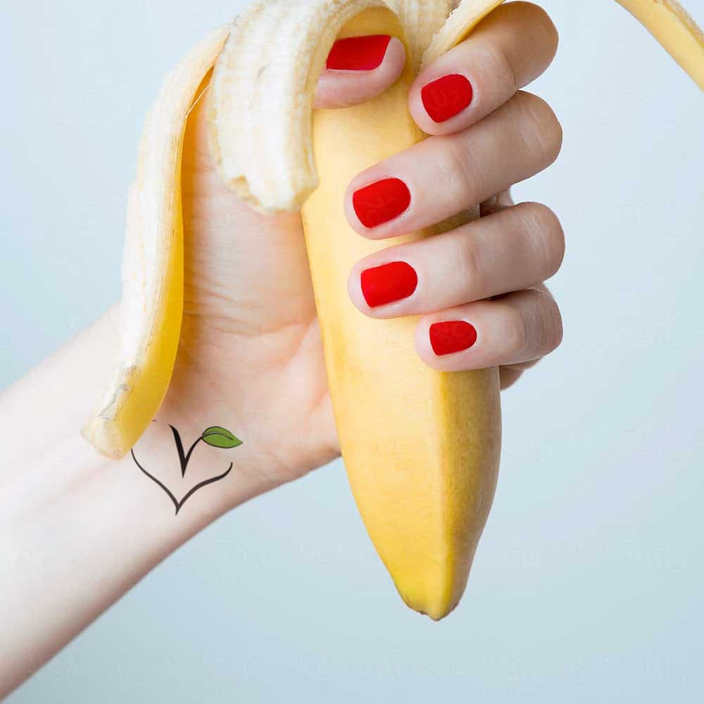 Go Vegan - Temporäres Tattoo | 2Er Set Go Vegan - Temporäres Tattoo | 2Er Set von Etsy - TTTattoodotcom