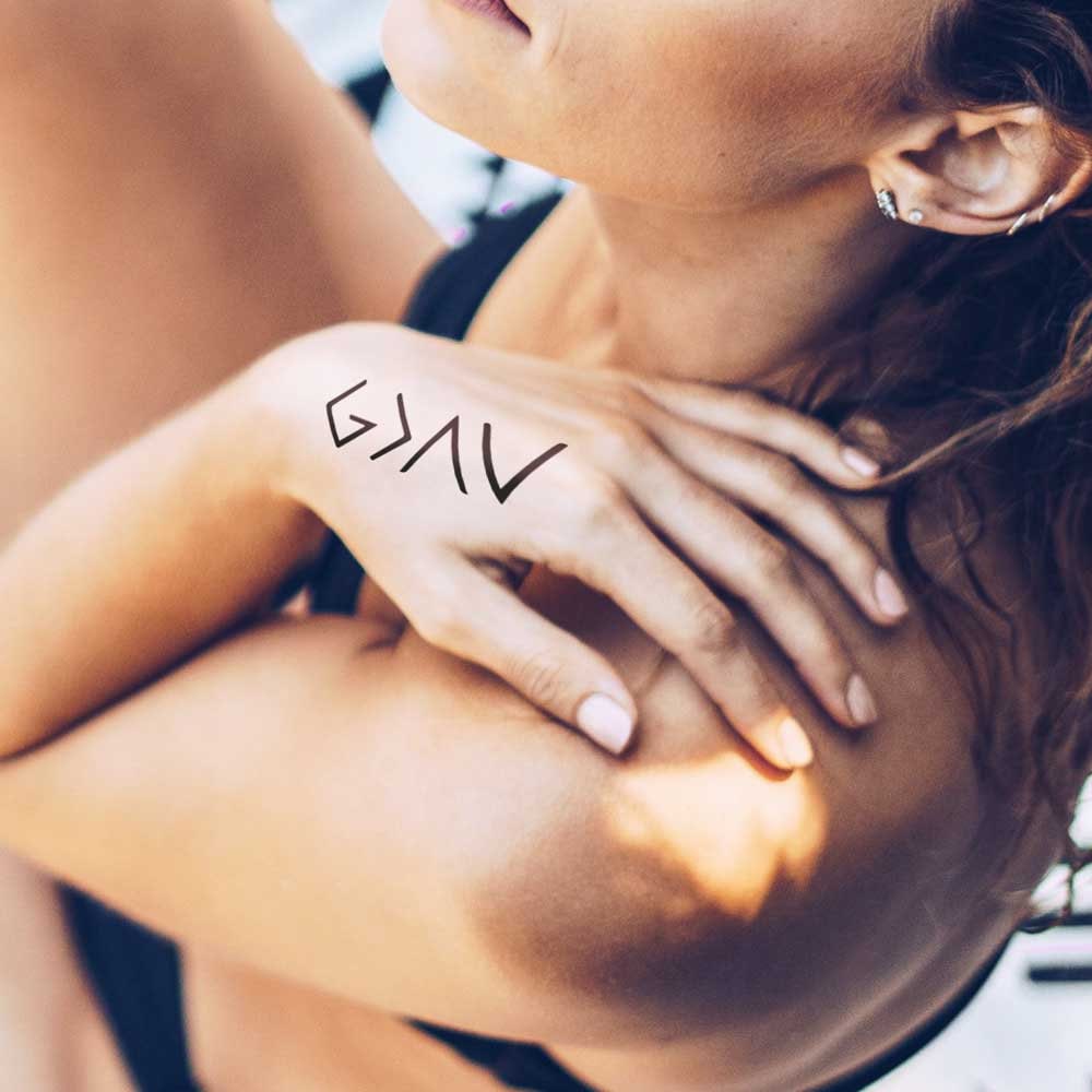 God Is Greater Than My Highs & Lows - Temporäres Tattoo | 2Er Set God Is Greater Than My Highs & Lows - Temporäres Tattoo | 2Er Set von Etsy - TTTattoodotcom