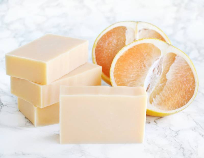 Grapefruit Seifenstücke - Hübsches Veganes Seifengeschenk Für Frauen Unter 15 Dollar Selbstgemachte Mango-Duftseife 150 Ml Kalte Prozessseife von Etsy - TailoredSoap