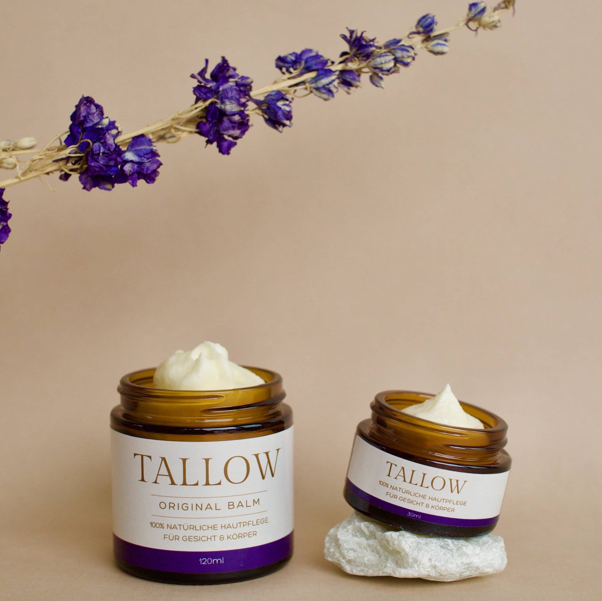 Tallow Lavendel - Bio Grassgefüttert Rindertalg Balm/Creme Aus Deutschland(Bodensee, Mit Kaltgpresstem Lavendelöl, 100% Natürliche Hautpflege Tallow Lavendel - Bio Grassgefüttert Rindertalg Balm/Creme Aus Deutschland(Bodensee, Mit Kaltgpresstem Lavendelöl, 100% Natürliche Hautpflege von Etsy - TallowDE