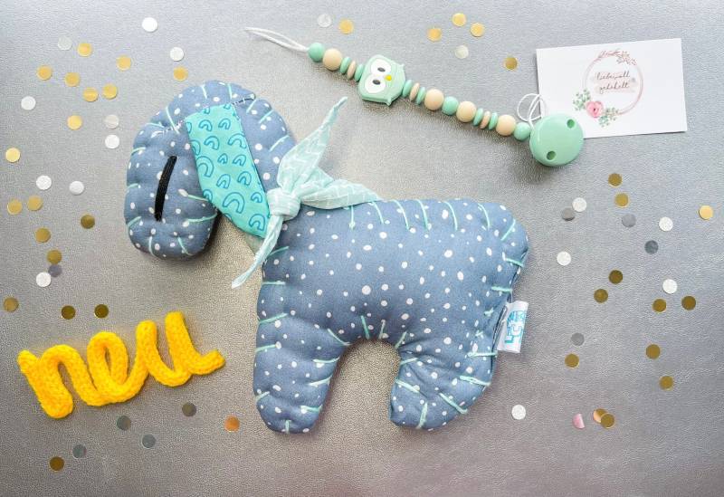 Tapferkeits - Lumpie Schnullerketten Set | Eule Tapferkeits - Lumpie Schnullerketten Set | Eule von Etsy - TapferkeitsLumpies