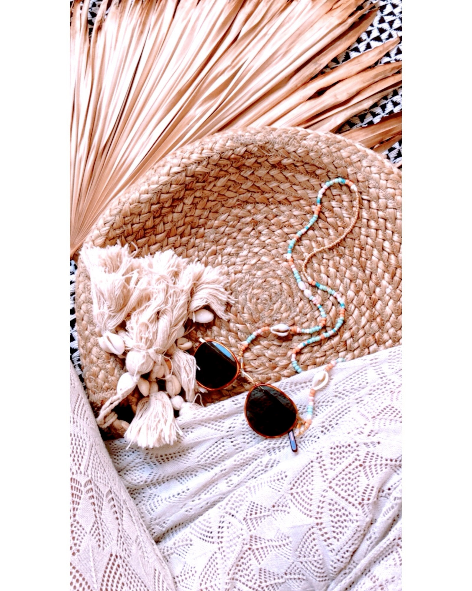 Sonnenbrillenkette ‚Sunshine' von Etsy - TaroLabel