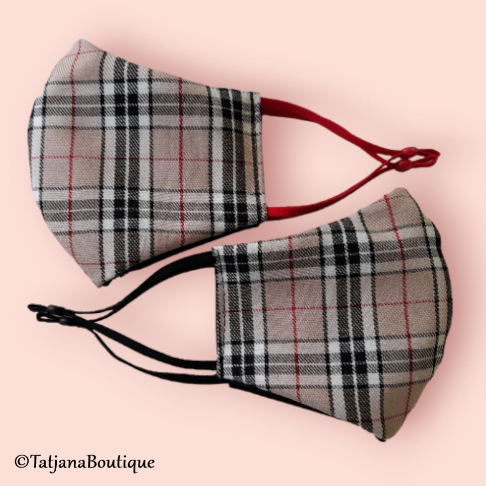 Gesichtsmaske Mit Nasendraht, Unisex Gesichtsmaske, Atmungsaktiv Waschbar Wiederverwendbar, Rot Beige Schwarz Teens Frau Männer Tartan Uk Gesichtsmaske Mit Nasendraht, Unisex Gesichtsmaske, Atmungsaktiv Waschbar Wiederverwendbar, Rot Beige Schwarz Teens Frau Männer Tartan Uk von Etsy - TatjanaBoutique