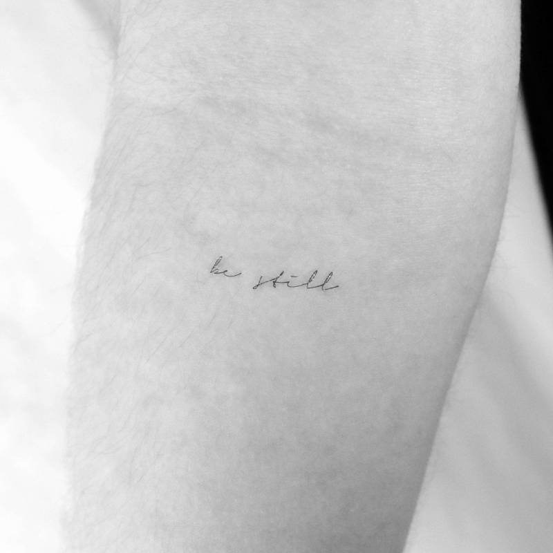 Be Still Temporäres Tattoo | 3Er Set von Etsy - Tatteco