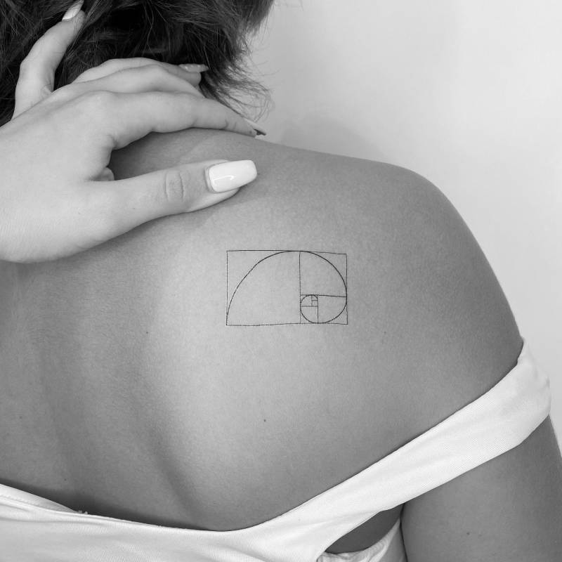 Goldene Spirale Temporäres Tattoo | 3Er Set Goldene Spirale Temporäres Tattoo | 3Er Set von Etsy - Tatteco