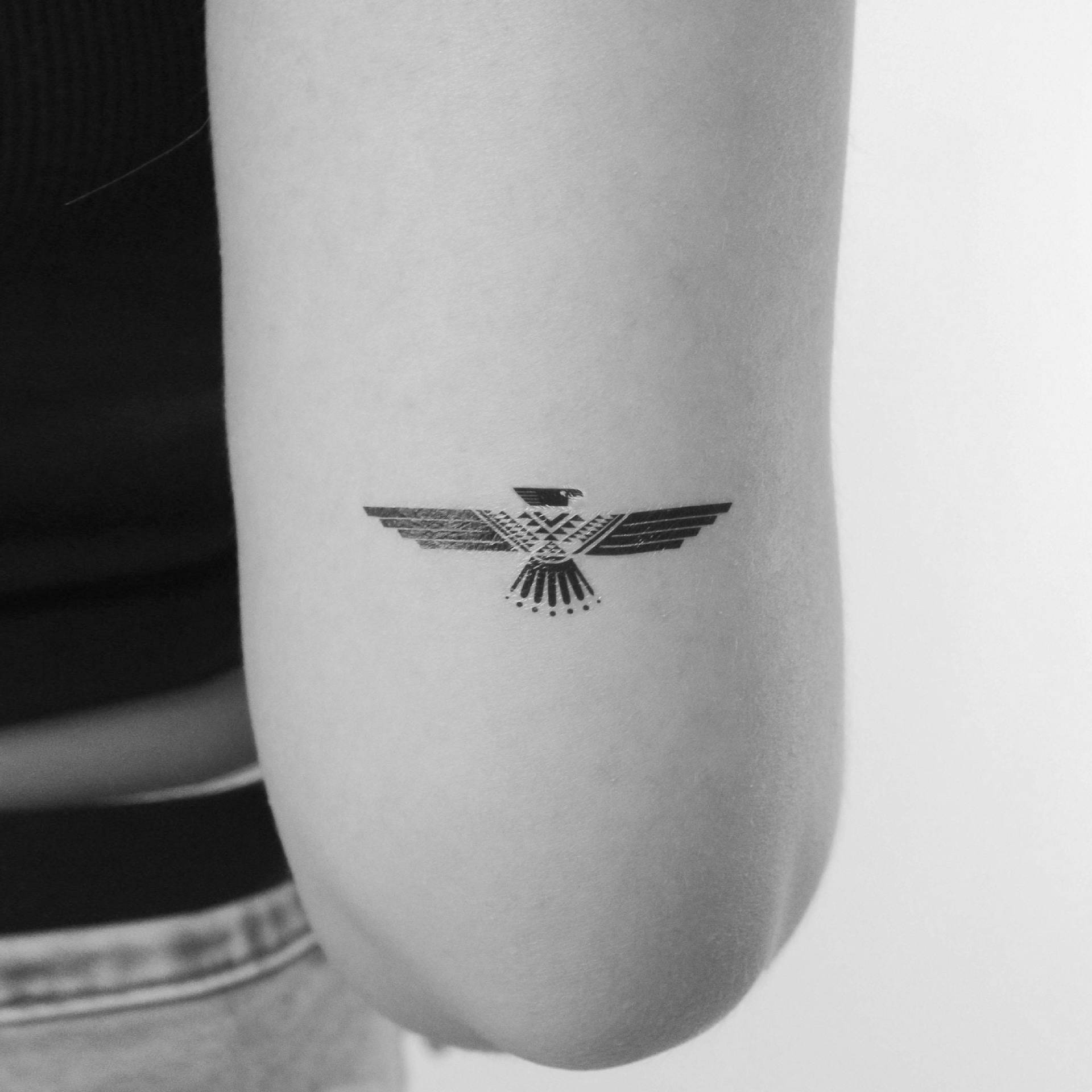 Thunderbird Temporäres Tattoo | 3Er Set Thunderbird Temporäres Tattoo | 3Er Set von Etsy - Tatteco