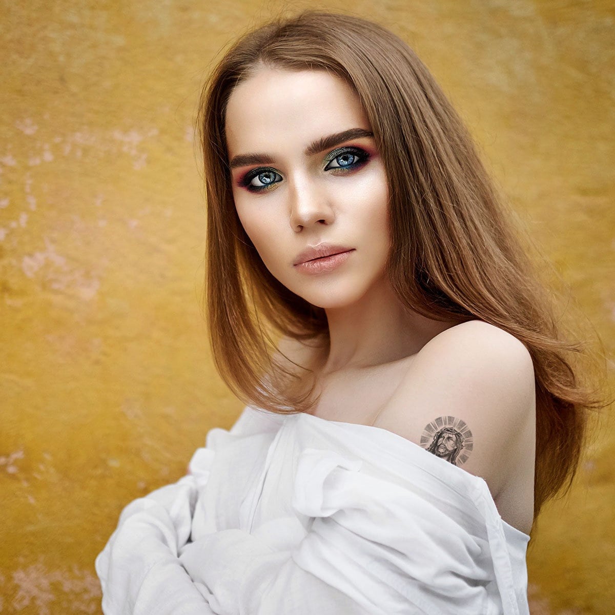Jesus Temporäres Tattoo Für Frauen Und Männer, Exklusives Handgezeichnetes von Etsy - TattooYourStyle