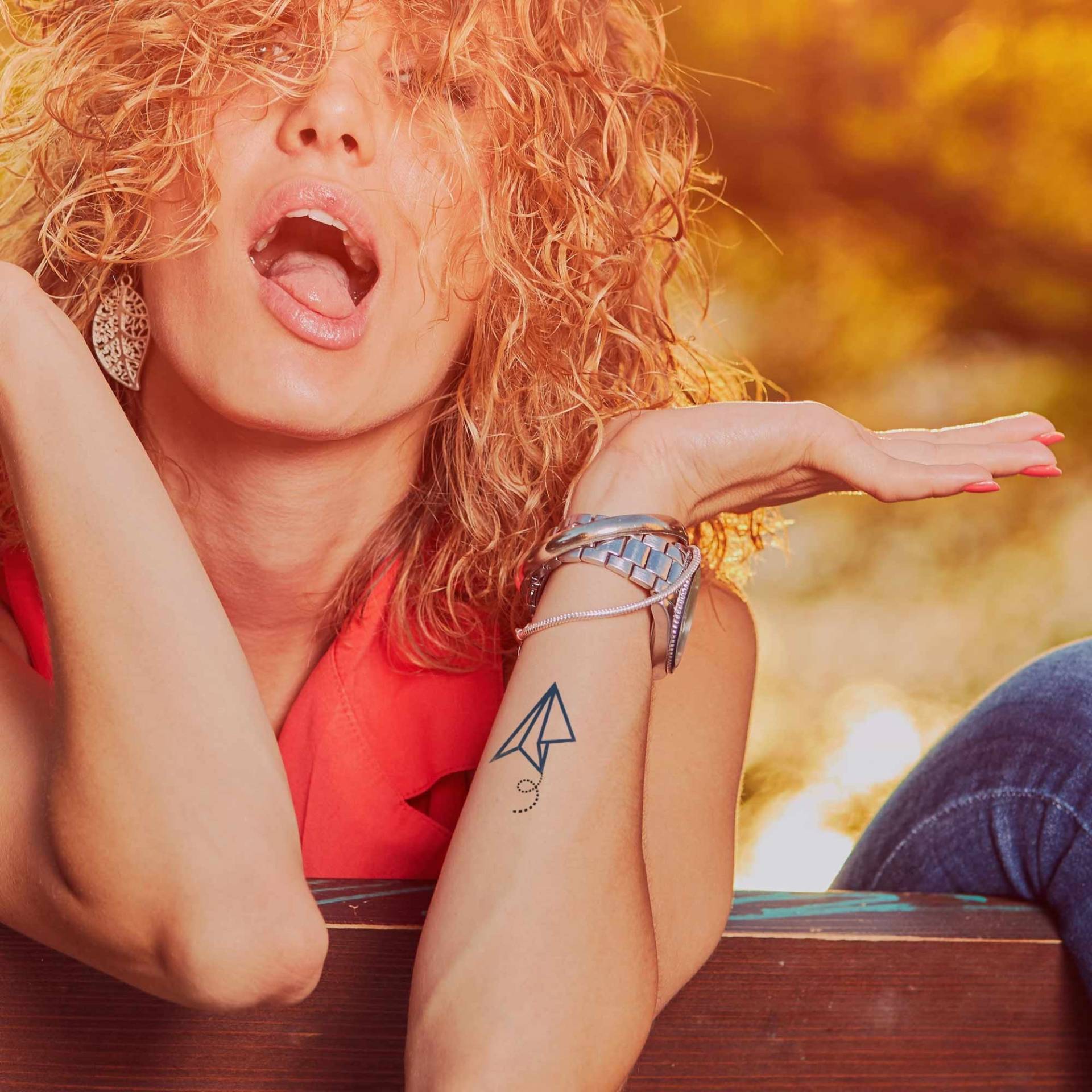 Temporäres Tattoo Mit Kleinen Flugzeugen Für Männer Und Frauen, Exklusives Handgezeichnetes Temporäres Temporäres Tattoo Mit Kleinen Flugzeugen Für Männer Und Frauen, Exklusives Handgezeichnetes Temporäres von Etsy - TattooYourStyle