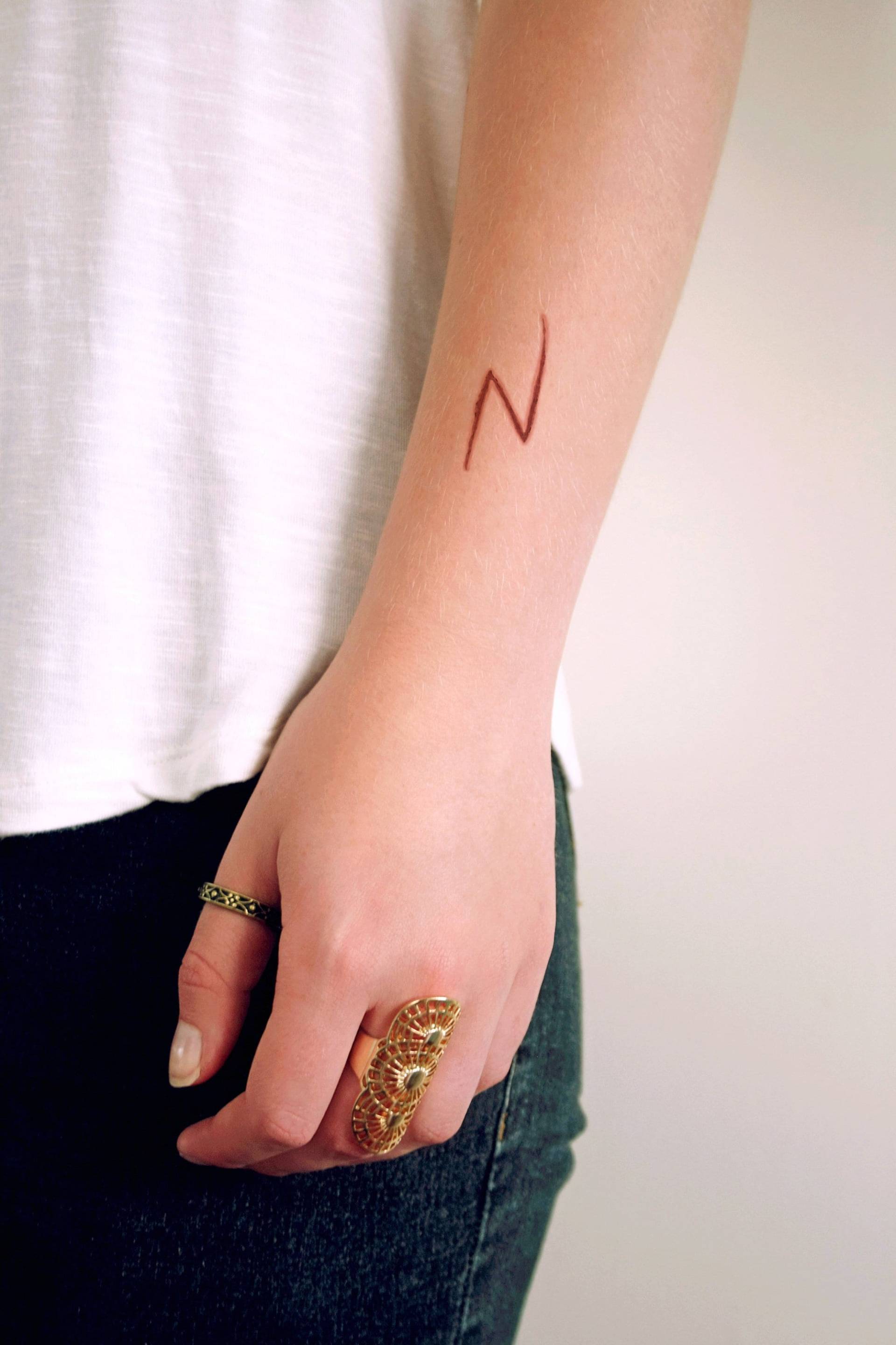 Blitz Tattoo | Narbe Temporäres Cosplay Halloween Geschenk von Etsy - Tattoorary