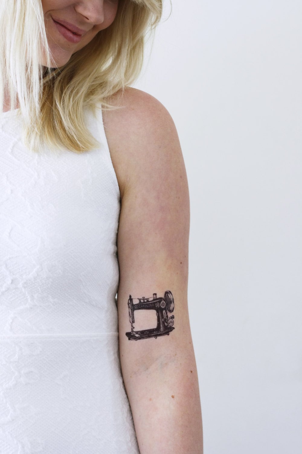 Nähmaschine Temporäres Tattoo | Vintage Näherin Handwerker Geschenkidee Nähen Basteln Nähmaschine Temporäres Tattoo | Vintage Näherin Handwerker Geschenkidee Nähen Basteln von Etsy - Tattoorary