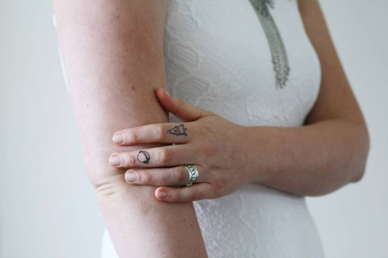 Planet Und Raumschiff Temporäre Tattoos | Kleines Temporäres Tattoo Finger Knöchel Paar von Etsy - Tattoorary