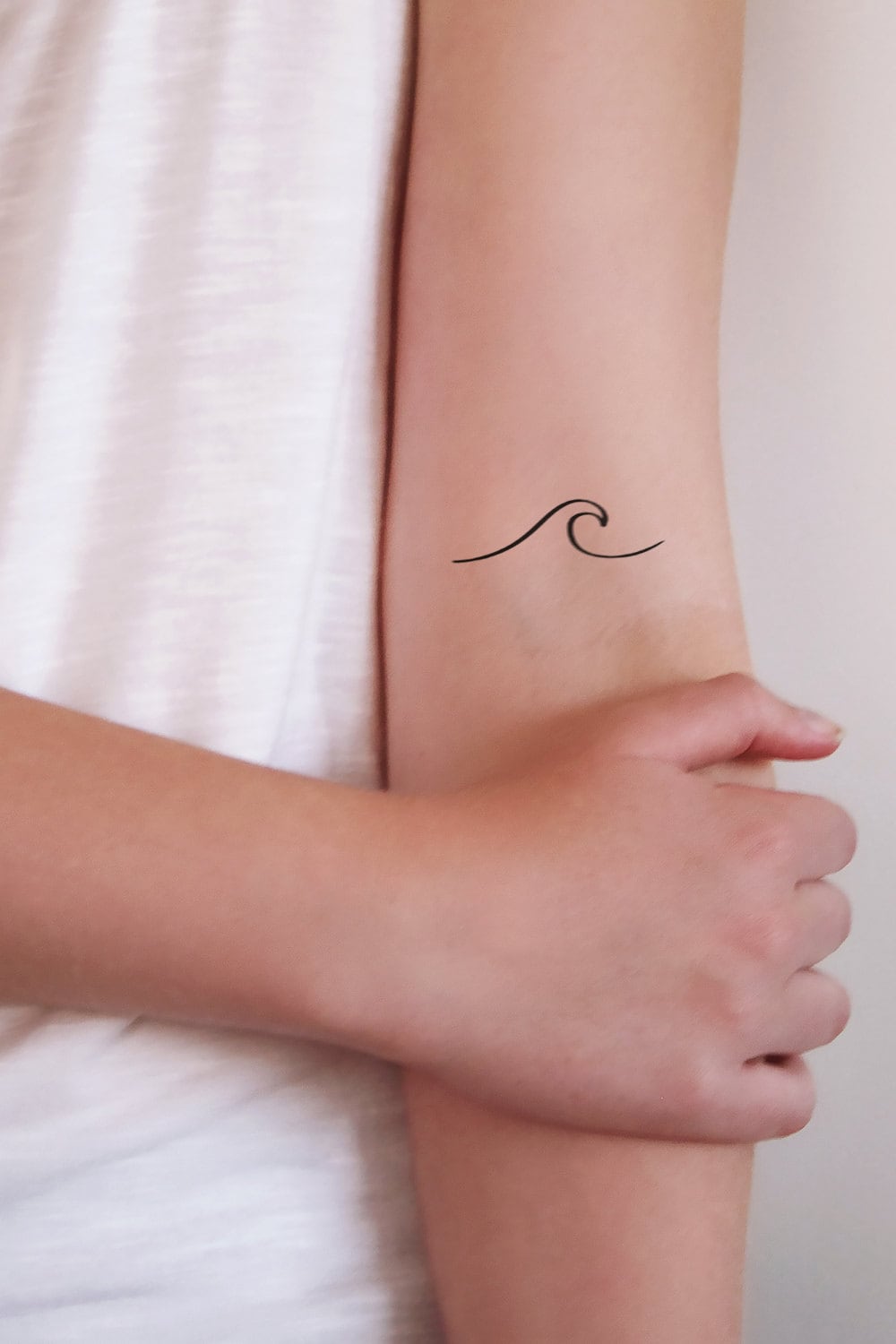Set Von Zwei Wellen Temporäre Tattoos | Tattoo Kleines Temporäres Festival Strand Meer Boho-Tattoo von Etsy - Tattoorary