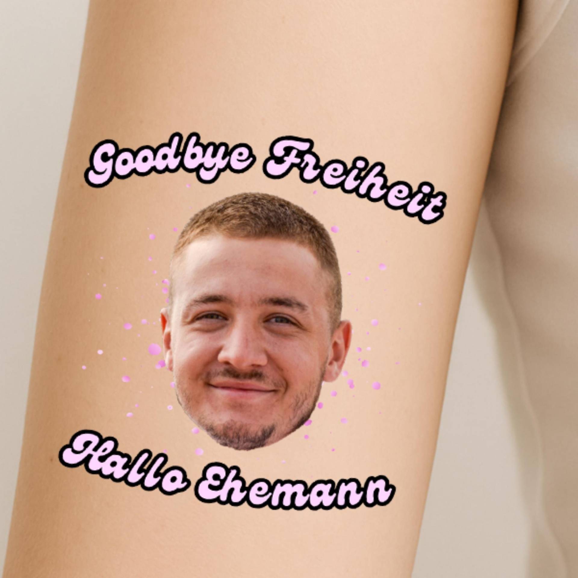 Jga Tattoo Mit Gesicht I Personalisierte Party Tattoos Für Brautparty Geschenk Braut Und Bräutigam Jga Tattoo Mit Gesicht I Personalisierte Party Tattoos Für Brautparty Geschenk Braut Und Bräutigam von Etsy - TattsyMe