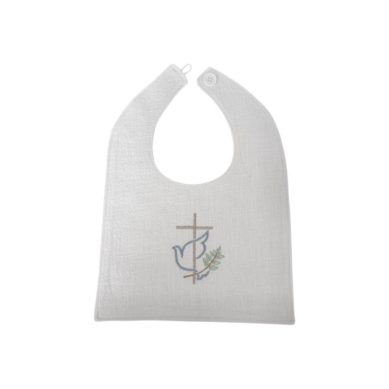 Babygeschenk Aus Leinen Bestickt Für Taufe | Baby Bib Taufgeschenk Mit Namen Personalisiert Geschenk Zur - Auf Wunsch von Etsy - Taufkleiddesign