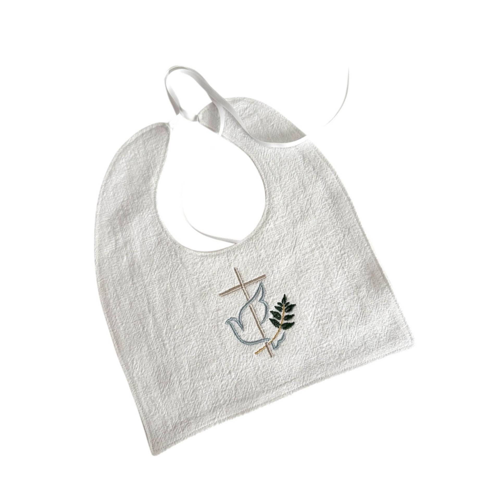 Besticktes Lätzchen Zur Taufe Taufgeschenk Deko von Etsy - Taufkleiddesign