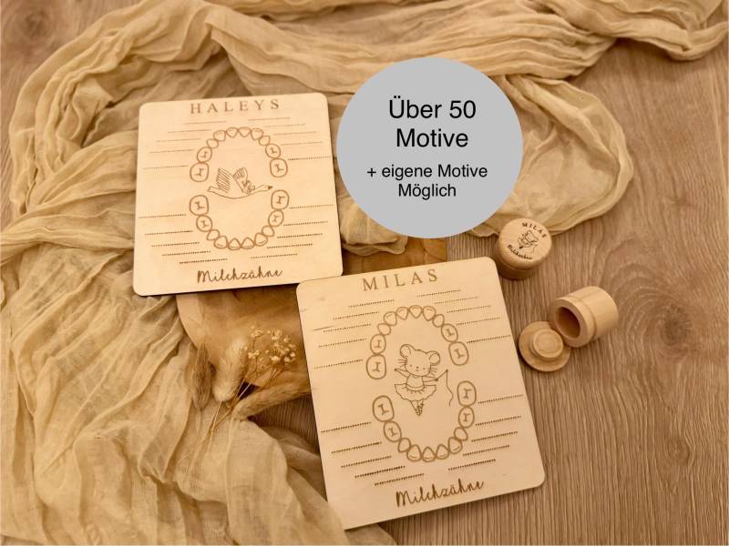 Zahndose Personalisiert - Holzdose Milchzähne Zahnfee Milchzahn Aufbewahrung Holz Mit Name von Etsy - TautropfenMagie