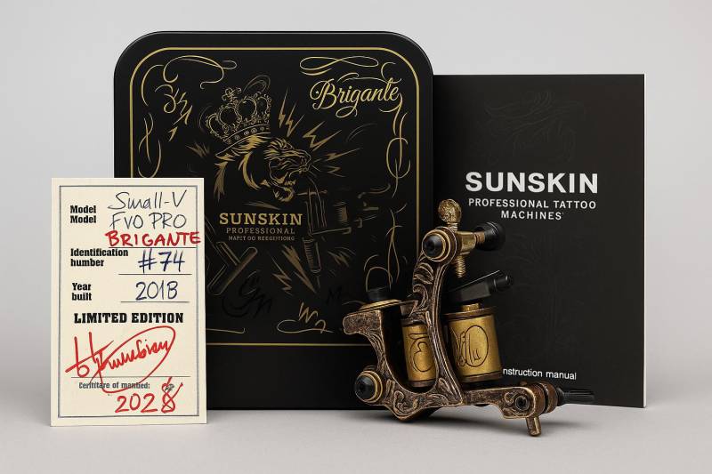Limitierte Sunskin Tattoo-Maschine - Brigante #74 Collector's Full Set von Etsy - TeboriCollections