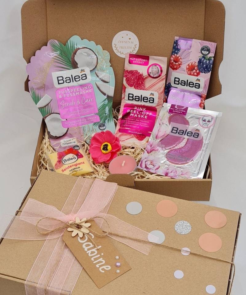 Geschenkbox Für Frauen, Personalisierte Zum Geburtstag, Zur Hochzeit, Geburt Oder Zu Weihnachten, Mit Pflegeprodukten /2 von Etsy - Tedemma