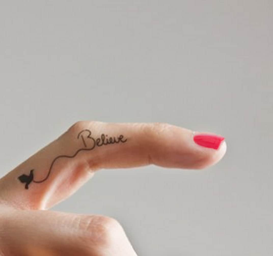 Ich Glaube, | 6Er-Set Wasserdichtes Finger-Tattoo Oder Gelten Auf Ihrem Handgelenk, Hals Knöchel Tattoos Ich Glaube, | 6Er-Set Wasserdichtes Finger-Tattoo Oder Gelten Auf Ihrem Handgelenk, Hals Knöchel Tattoos von Etsy - Tempitat