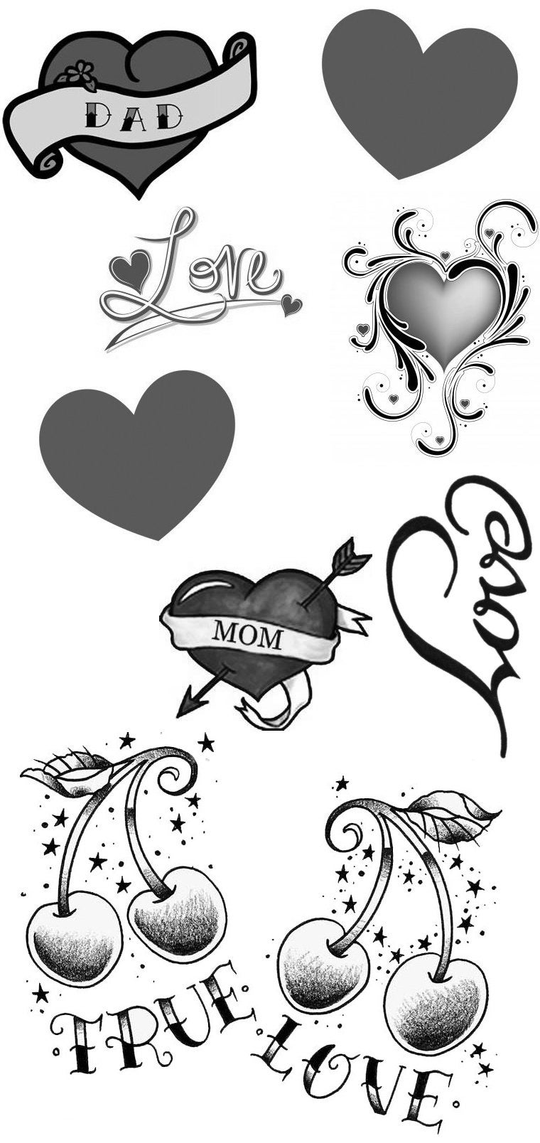 Liebe Herz Temporäre Gefälschte Tattoo Fett Körper Kunst Transfer Waterpoof Fancy Kleid Liebe Herz Temporäre Gefälschte Tattoo Fett Körper Kunst Transfer Waterpoof Fancy Kleid von Etsy - Tempitat