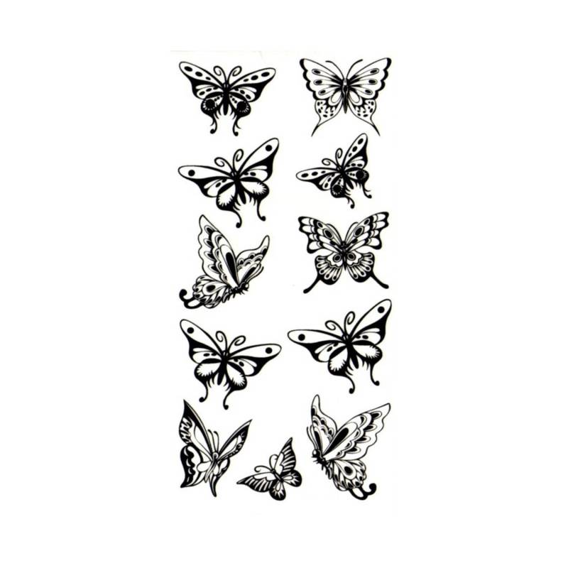 Süße Schmetterling Temporäre Gefälschte Tattoo Fett Körper Kunst Transfer Waterpoof Fancy Kleid von Etsy - Tempitat