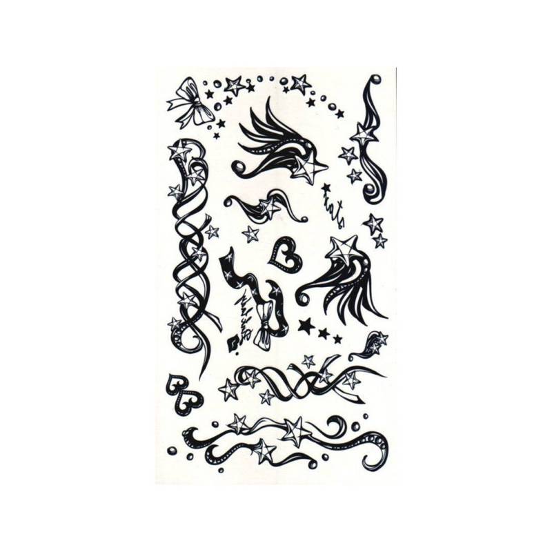 Twirls Feier Temporäre Gefälschte Tattoo Fett Körper Kunst Transfer Waterpoof Fancy Kleid von Etsy - Tempitat