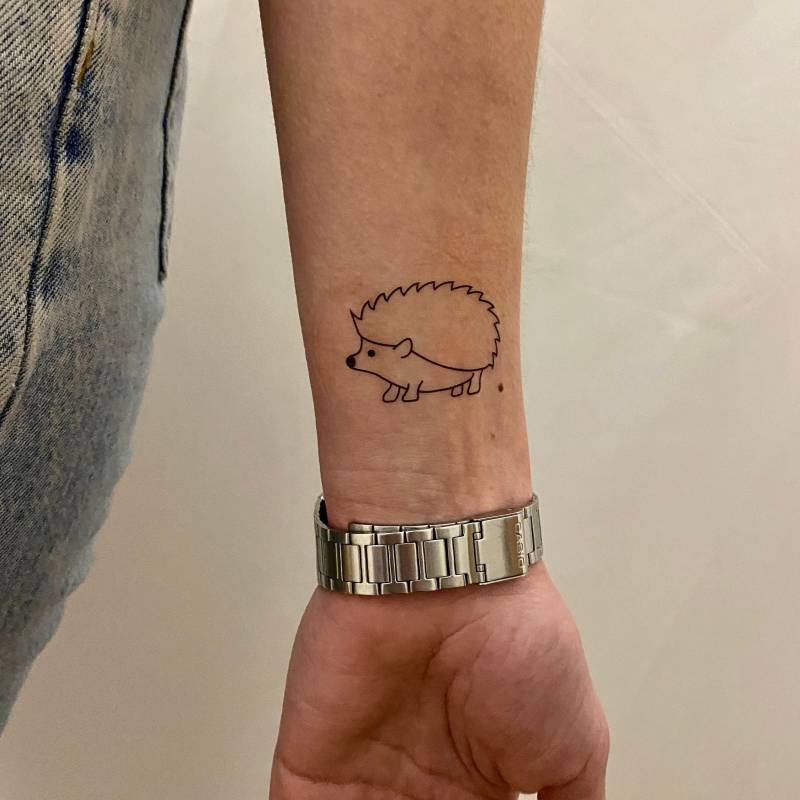 Igeltemporäres Tattoo | 3Er Set/Fake Igel von Etsy - TemporaryTattooInc