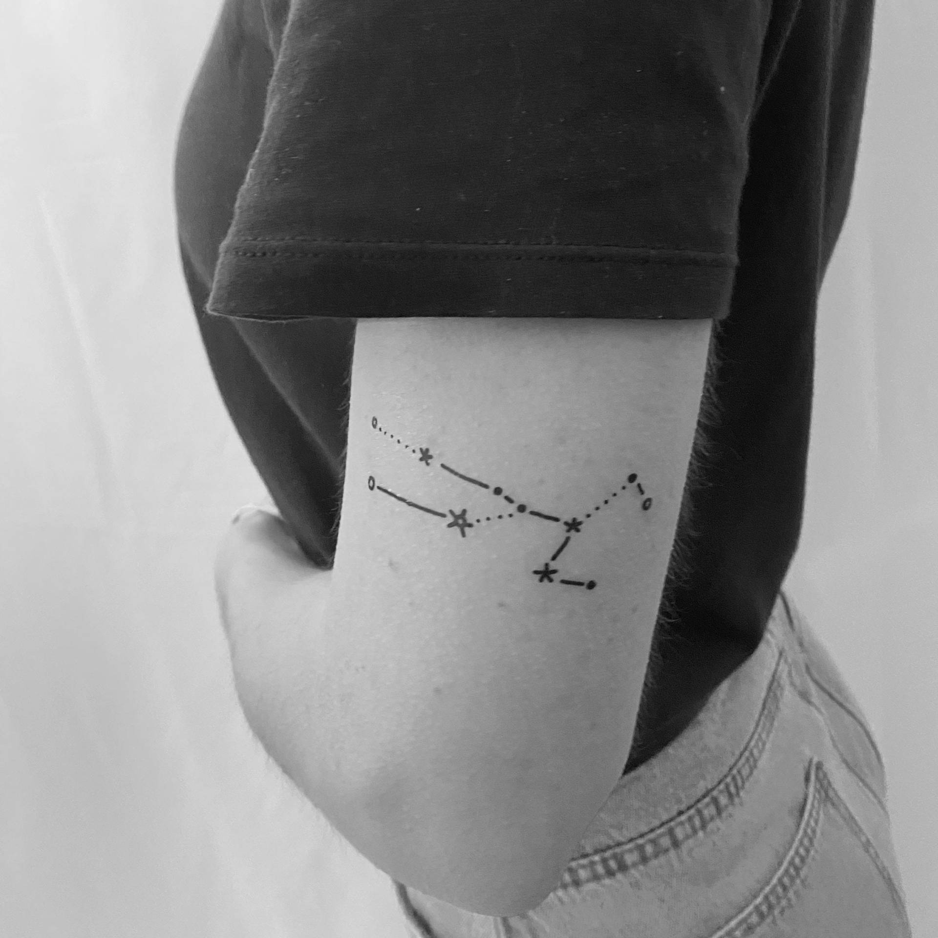 Sternbild Stier Temporäres Tattoo Sternbild Stier Temporäres Tattoo von Etsy - TemporaryTattooInc