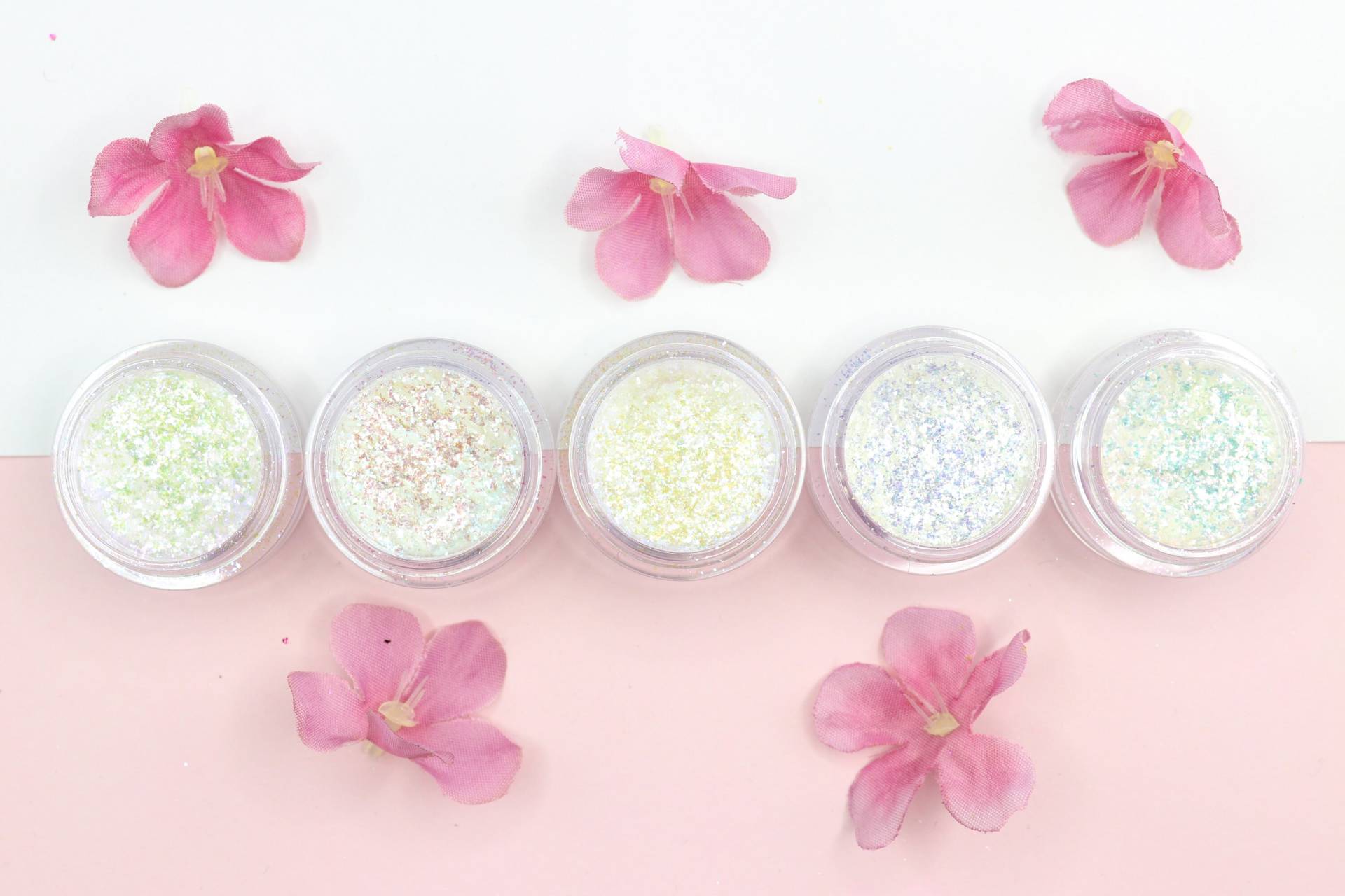 5-Teiliges Unwiderstehliches Pigmentbündel - Super Glitzernder, Schillernder Glitzer-Lidschatten | Veganes Loses Pigment Für Funkelnde Augen von Etsy - ThBeautyBarCosmetics