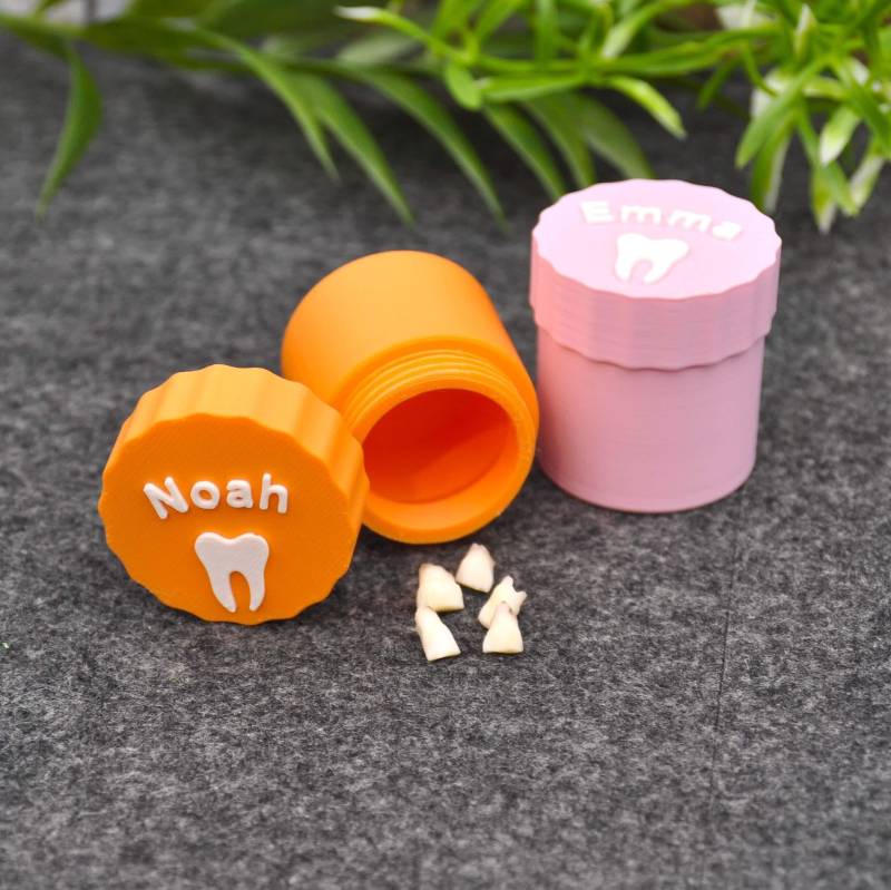 Personalisierte Zahndose Für Milchzähne - Milchzahndose Mit Namen Und Großer Farbauswahl Zahnfeedose Zum Sammeln Von Milchzähnen von Etsy - Thalmeier3DDruck