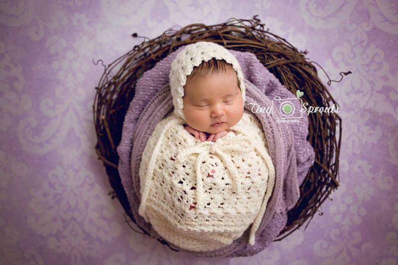 Neugeborenen Kuschelsack Und Passende Mütze - Fotografie Requisite, Junge, Neugeborene Mädchen, Gehäkelt Sternstich Swaddle Sack Neugeborenen Kuschelsack Und Passende Mütze - Fotografie Requisite, Junge, Neugeborene Mädchen, Gehäkelt Sternstich Swaddle Sack von Etsy - Thatscrocheted