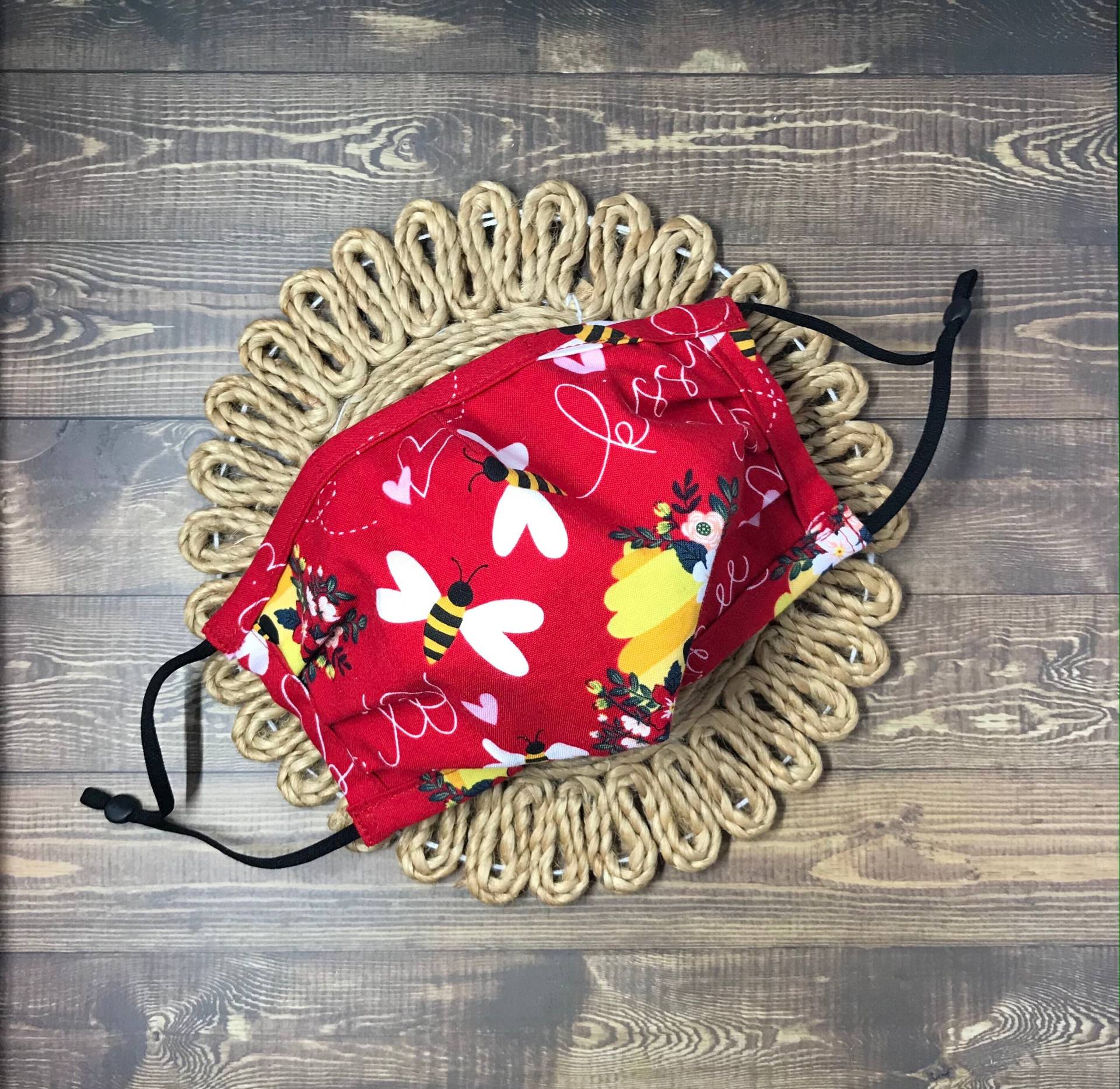 Bienenstock Rote Maske Bienenstock Rote Maske von Etsy - The2LoveBirdsDesigns