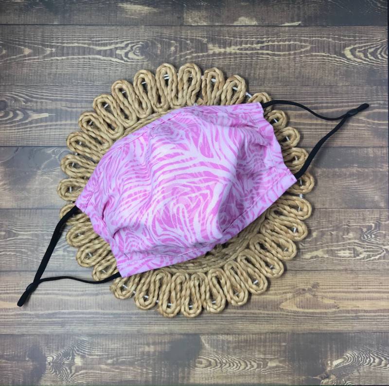 Rosa Zebra Maske von Etsy - The2LoveBirdsDesigns