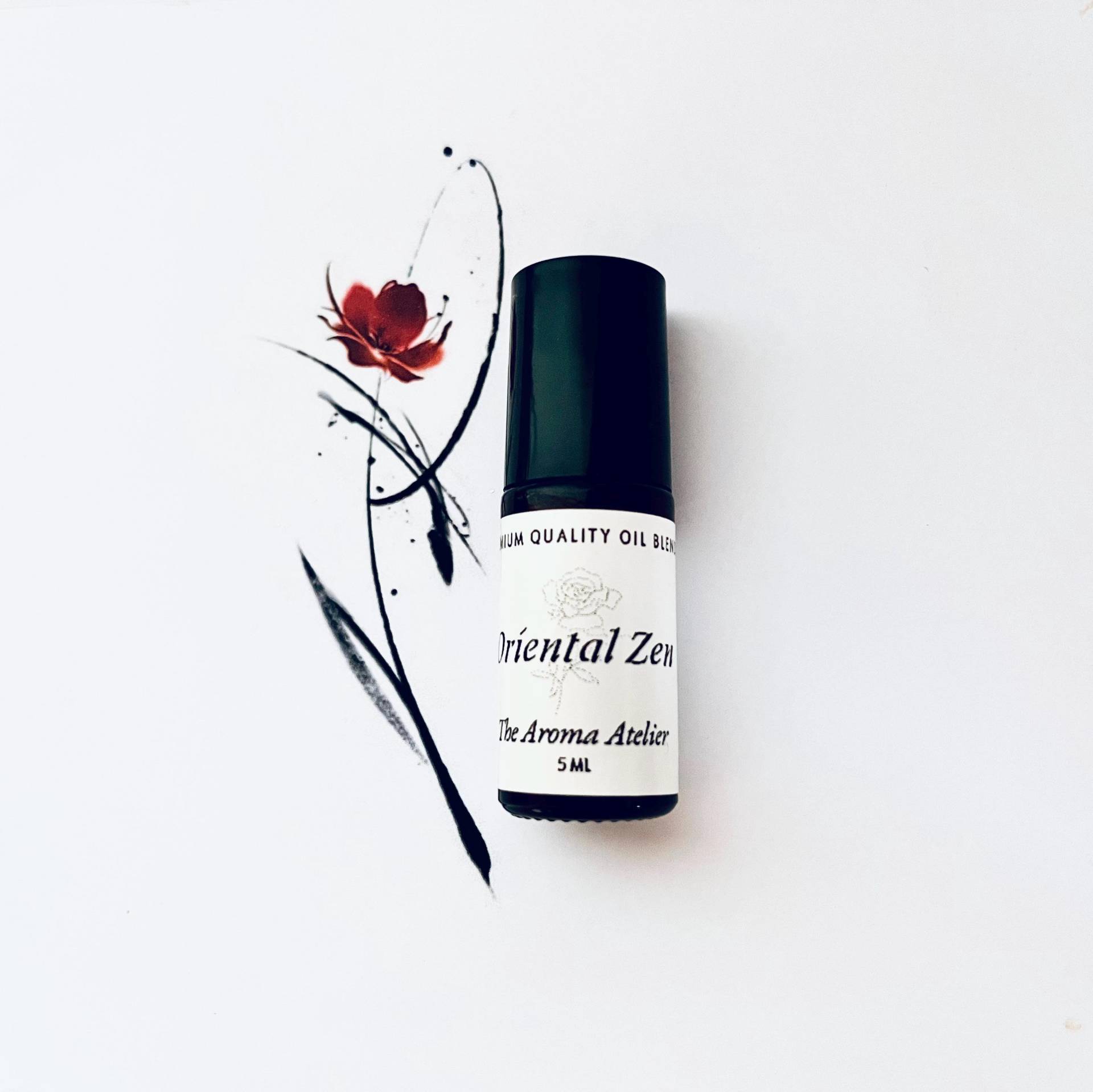 Oriental Zen - Precious Natural Perfume Oil | Hinoki Sandalwood Osmanthus Meditation Scent 5Ml Roll-On Aromatherapy von Etsy - TheAromaAtelier