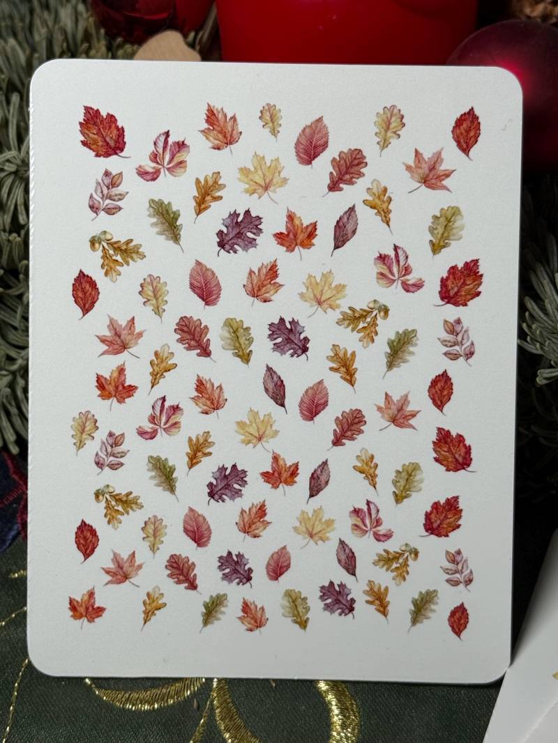 2D Wasser Nagelsticker Blatt, Wasserschiebe Stickers Für Nägel, Nailart Blätter, Laub von Etsy - TheArtofNaildesign