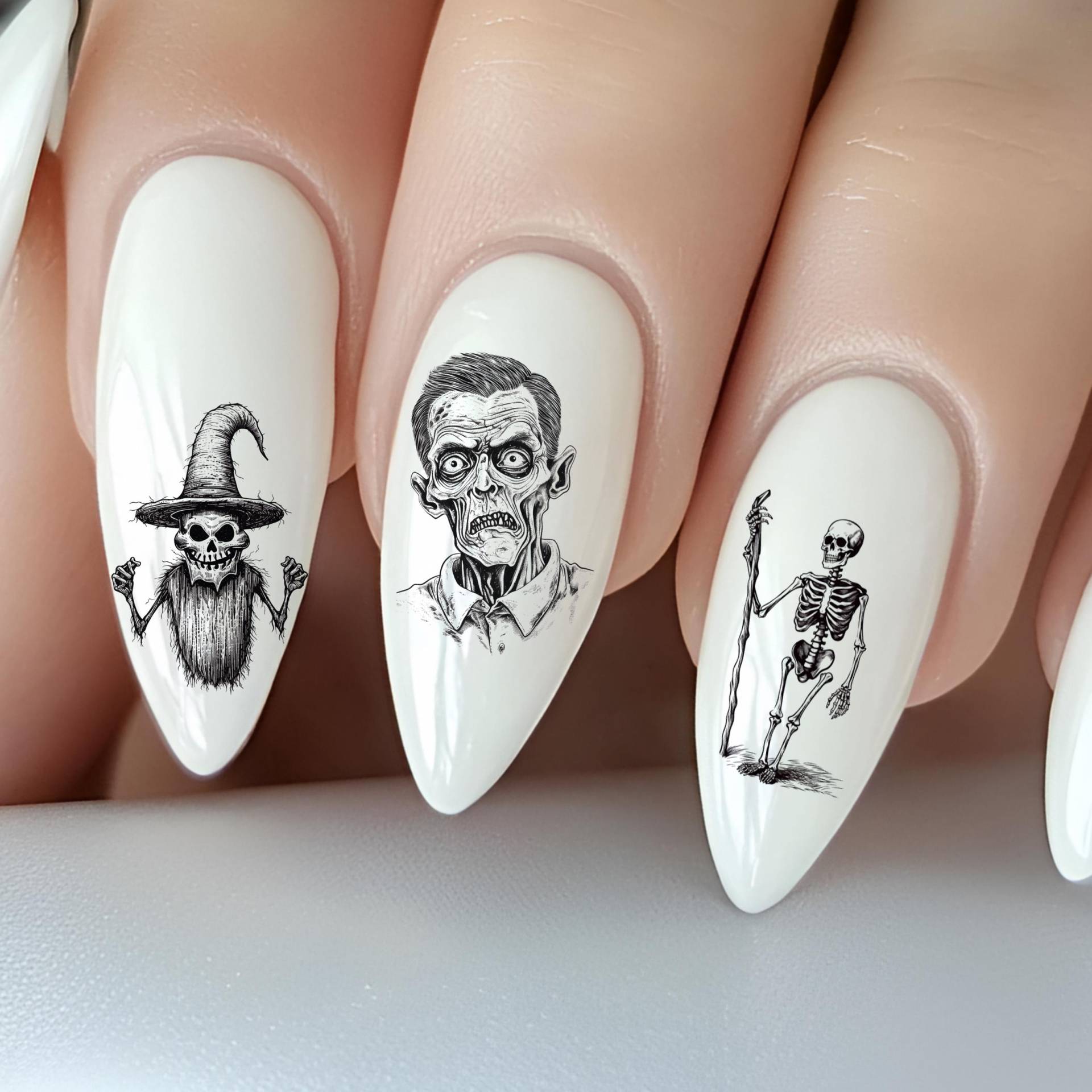 Antikes Halloween Wasser Nagelsticker, Wasserschiebe Stickers Nägel, Vampir, Viktorianisch, Gotisch, Gruseliger Geist Antikes Halloween Wasser Nagelsticker, Wasserschiebe Stickers Nägel, Vampir, Viktorianisch, Gotisch, Gruseliger Geist von Etsy - TheArtofNaildesign