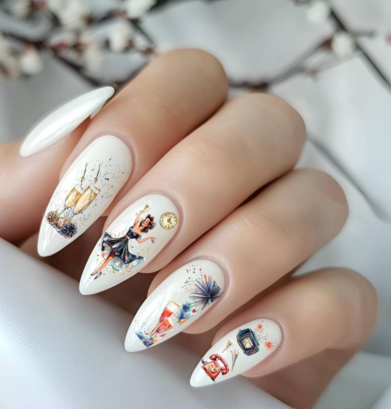 Nagel Aufkleber Neujahr Wasserschiebe Sticker Abziehbild Für Nägel Nailart Nageldesign Silvester Retro 2026 Nagel Aufkleber Neujahr Wasserschiebe Sticker Abziehbild Für Nägel Nailart Nageldesign Silvester Retro 2026 von Etsy - TheArtofNaildesign