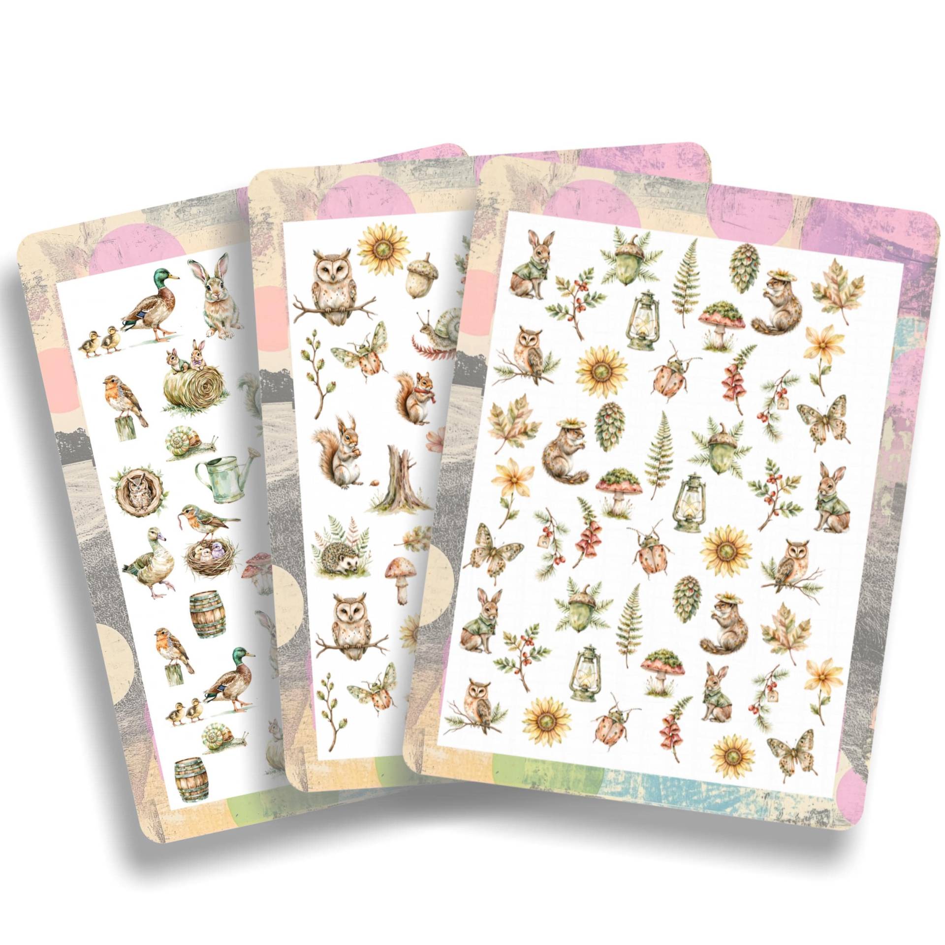 Nagel Stickerr Natur - Wassernagel Abziehbilder Nailart Waldtiere Blumen Schmetterling Pilze Eule Nageldesign Herbst Nagel Stickerr Natur - Wassernagel Abziehbilder Nailart Waldtiere Blumen Schmetterling Pilze Eule Nageldesign Herbst von Etsy - TheArtofNaildesign