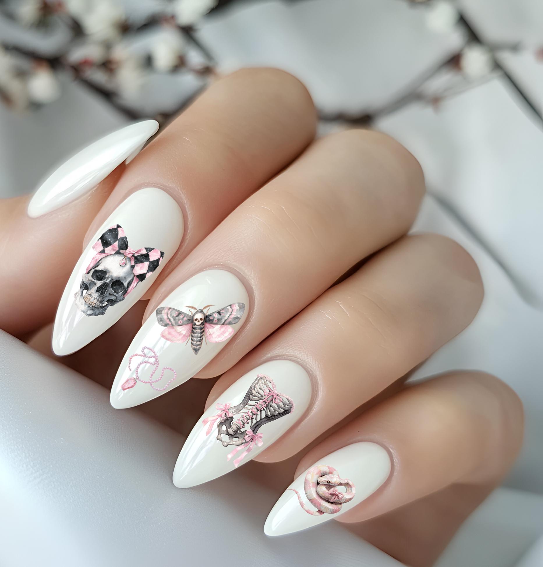 Nagelsticker, Gothic Nails, Stickers, Nagel Stickers Melancholisch, Liebe, Rosa, Düster, Wasserschiebefolie Nailart Nagelsticker, Gothic Nails, Stickers, Nagel Stickers Melancholisch, Liebe, Rosa, Düster, Wasserschiebefolie Nailart von Etsy - TheArtofNaildesign